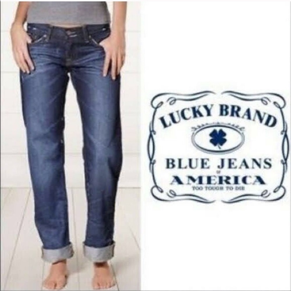 COPY - LUCKY BRAND Distressed Denim Riley Jeans 28